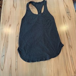 Lululemon gray tank top with pocket